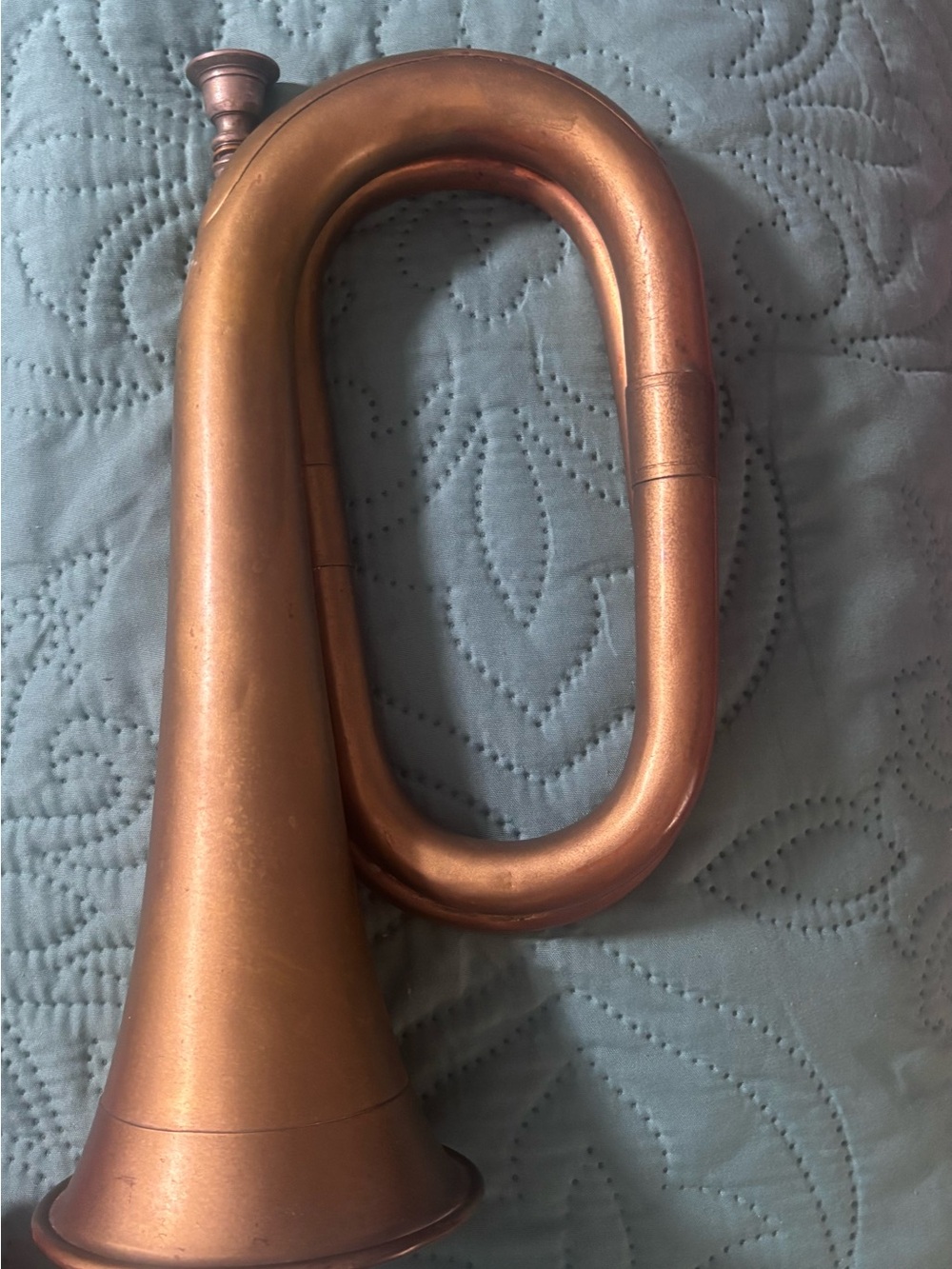 Copper Bugle Horn - Picture 2 of 4